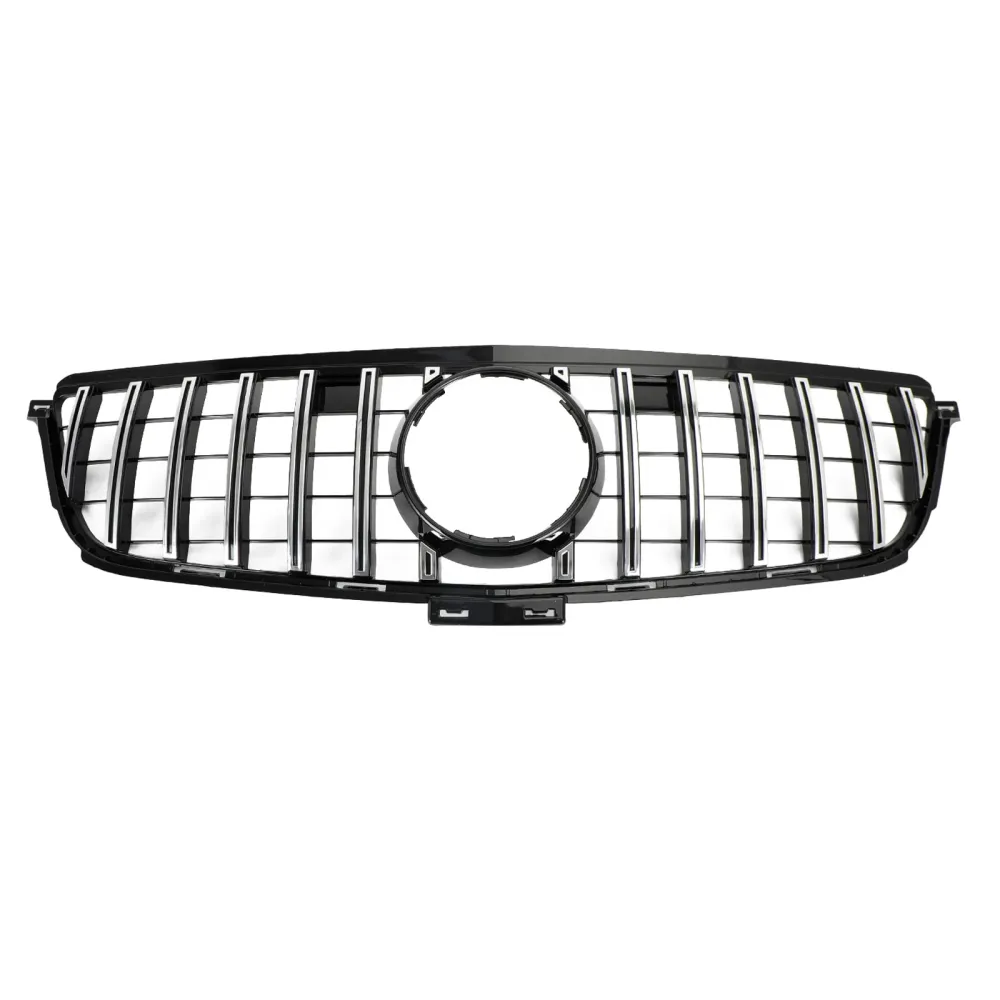 2012–2015 Mercedes-Benz W166 ML350 400 550 GTR-stil frontgrill krom svart