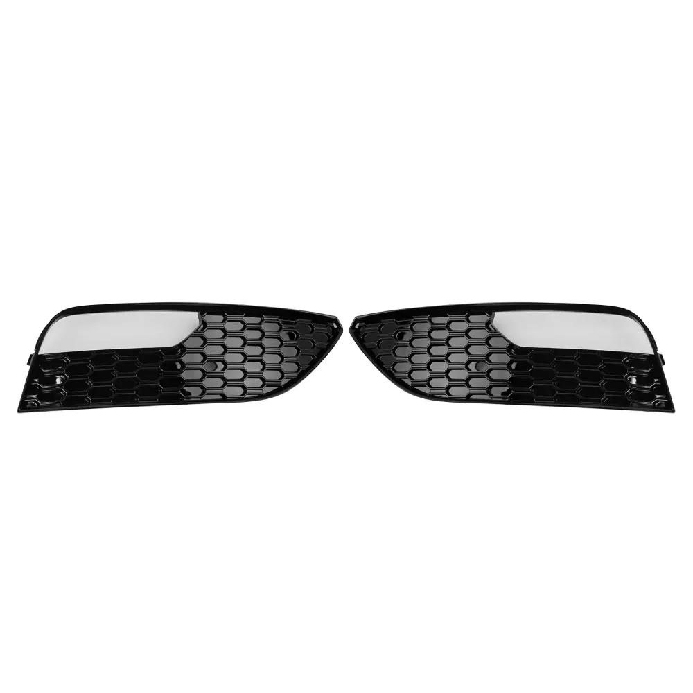 2012-2016 Audi A3 2PCS Front Bumper Fog Light Cover Grille Grill