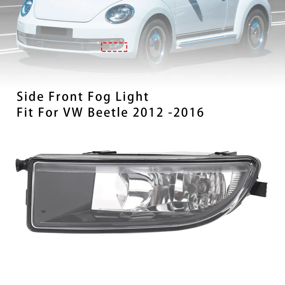 2012-2016 VW Beetle 1 PCS Front støtfanger venstre tåkelys med pære 5c5941699a