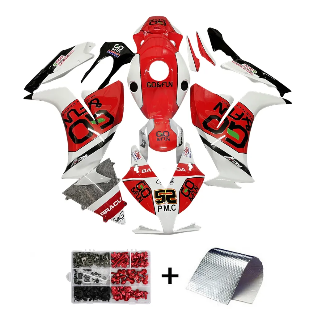2012-2016 Honda CBR1000RR Injeksjon Fairing Kit Bodywork Plastic ABS