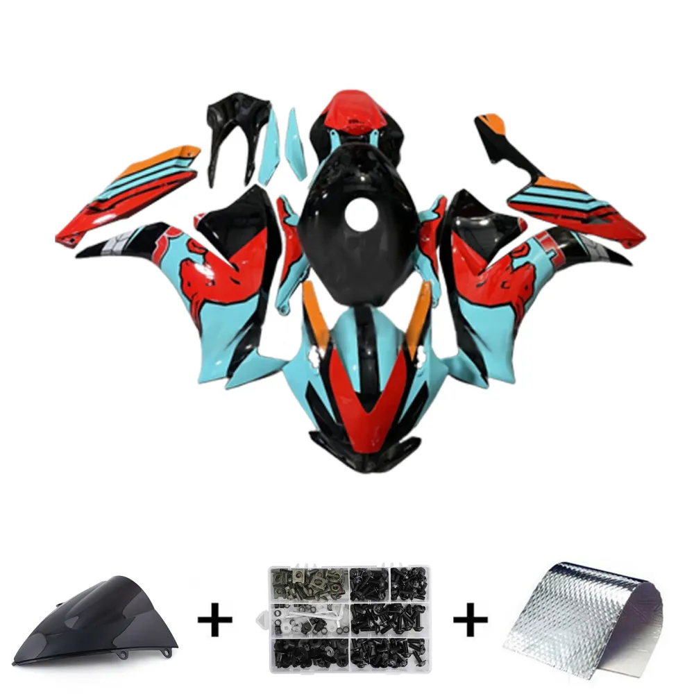 2012-2016 Honda CBR1000RR Injeksjon Fairing Kit Bodywork Plastic ABS