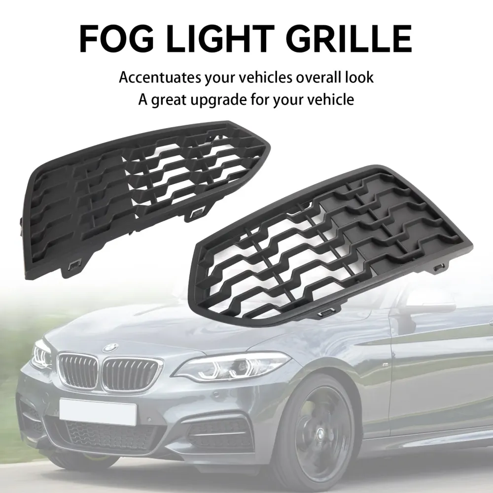 2012-2017 BMW 2-serien F22 Front Bumper M Tog Light Grilles Grill 2PCS