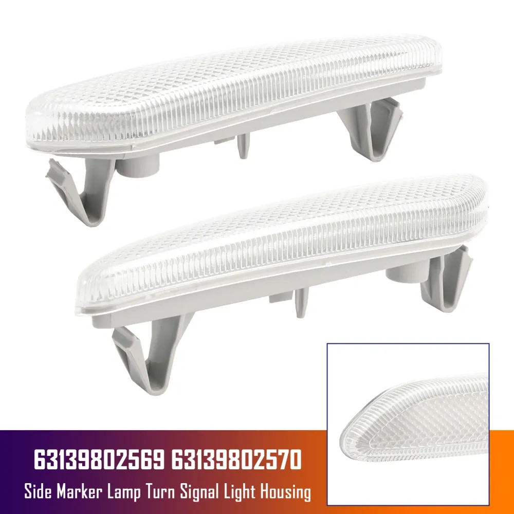 2012-2017 Mini R60 10-17 R61 Pair Sidemarkørlampe Blinklys Lyshus
