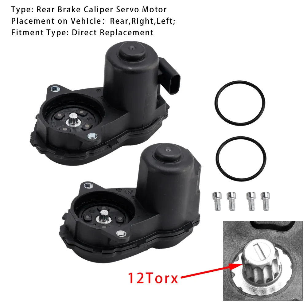 2012-2018 Mercedes-Benz -Class W176 1.6L Hatch Pair Rear Brake Caliper Servo Motor 1729060300