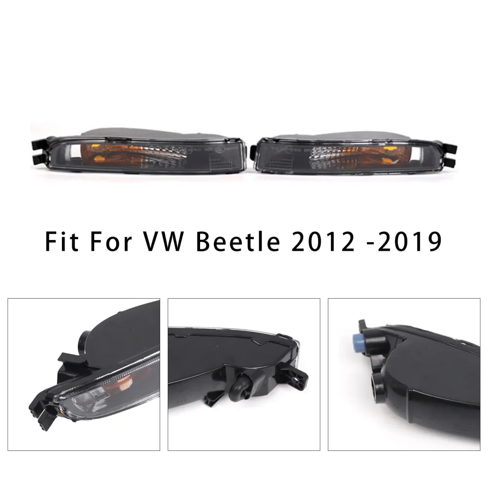 2012-2019 VW Beetle Pair Front støtfanger blinklys uten pærer 5C5953041A