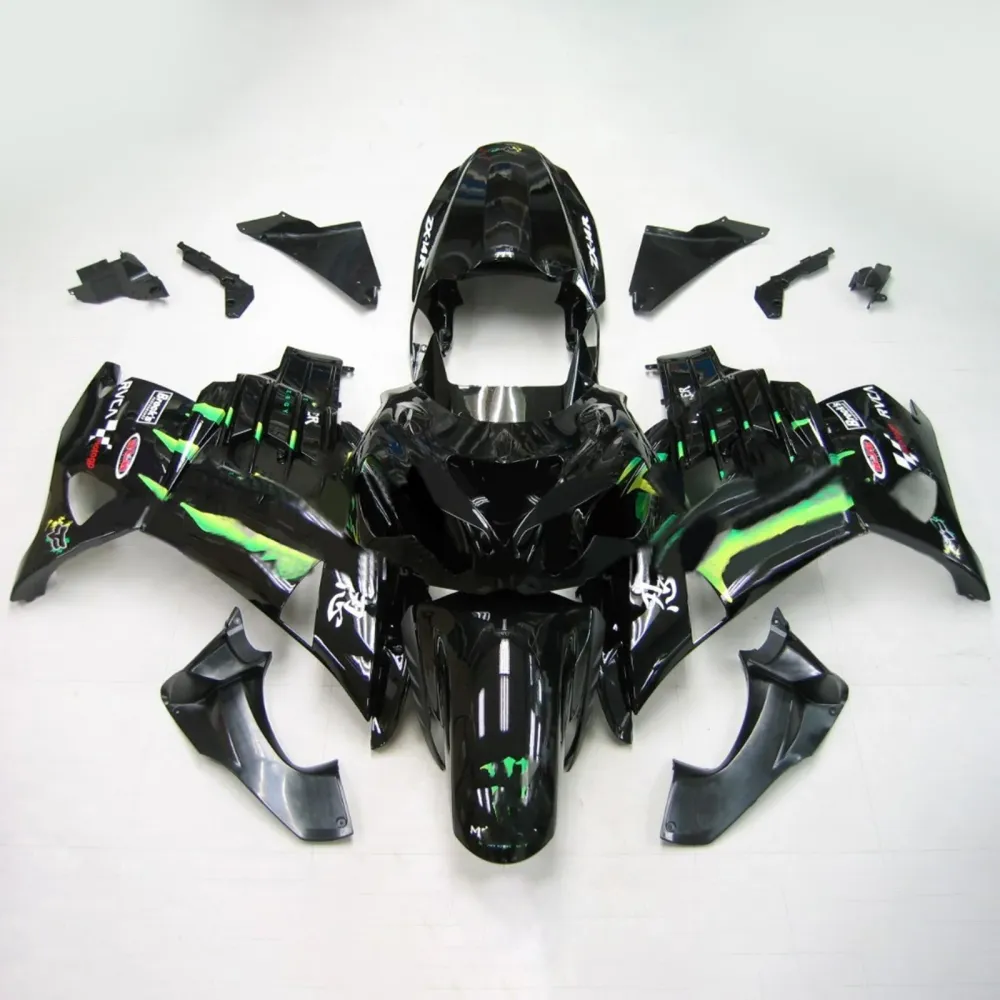 2012-2025 Kawasaki ZX14R Injection Fairing Kit Bodywork Plastic ABS #104