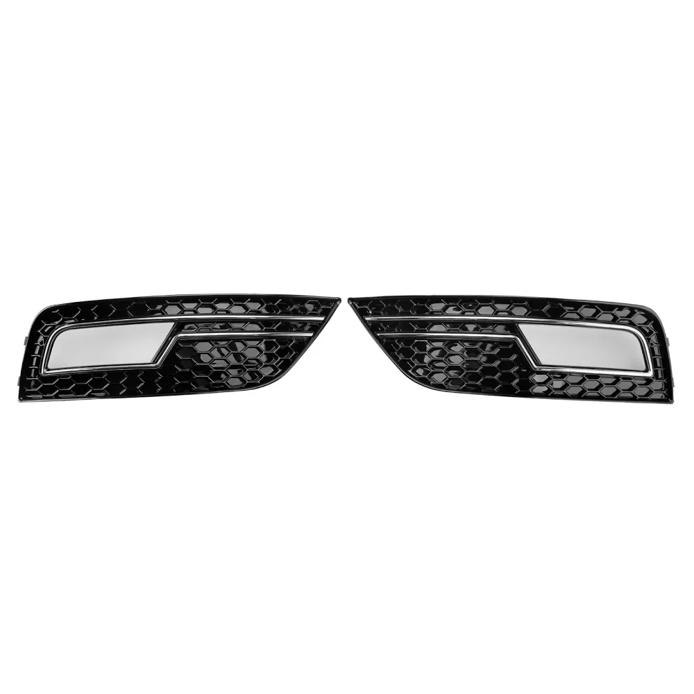 2013-2015 Audi A4 B8.5 Chrome Fog Light Cover Grille Standard støtfanger