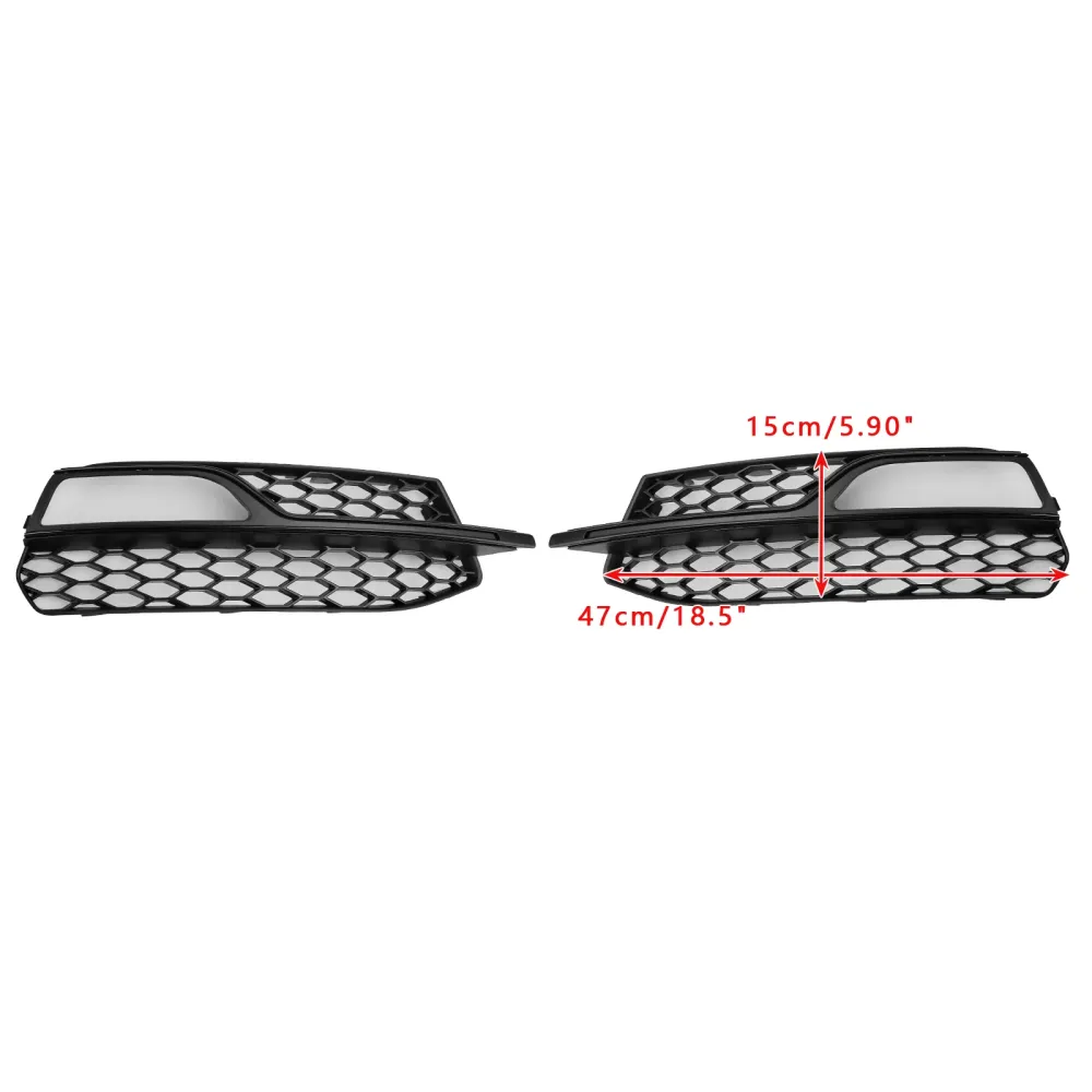 2013-2016 Audi A3 S3 S-Line Front Nedre støtfanger tåkelysdekselgitter