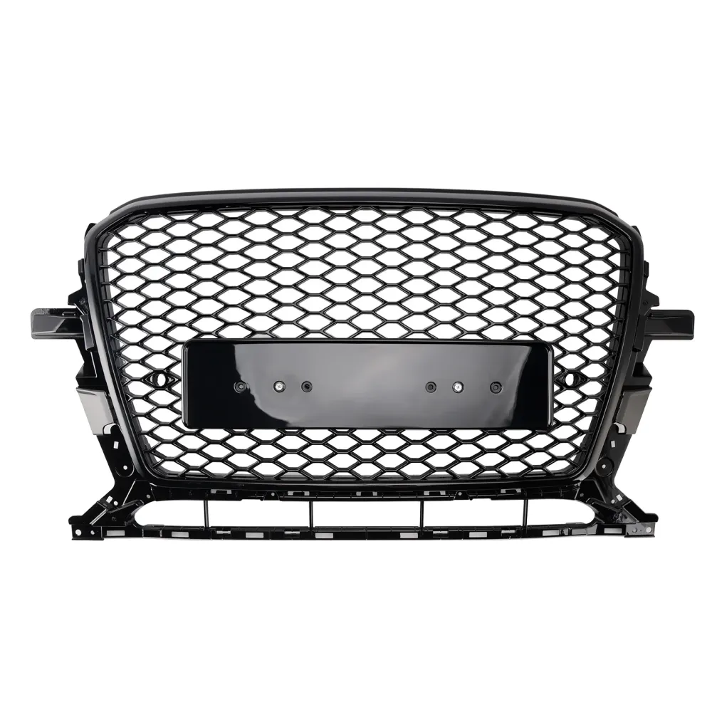 2013-2017 Audi Q5 SQ5 Gloss Black Front Honeycomb Bumper Grill Grill