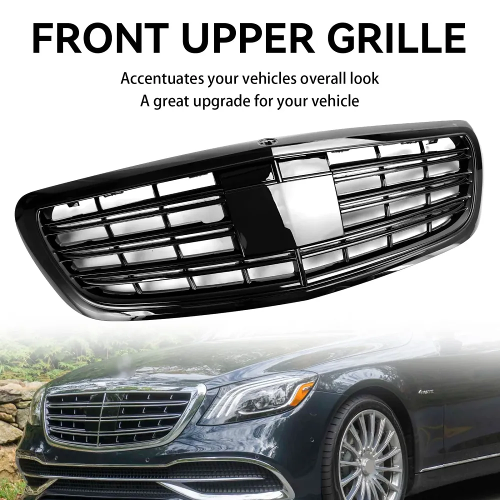 2014 2015 2016 2017 2018 2019 2020 S-klasse W222 S500 S550 S600 med ACC Mercedes-Benz frontgrill Grill