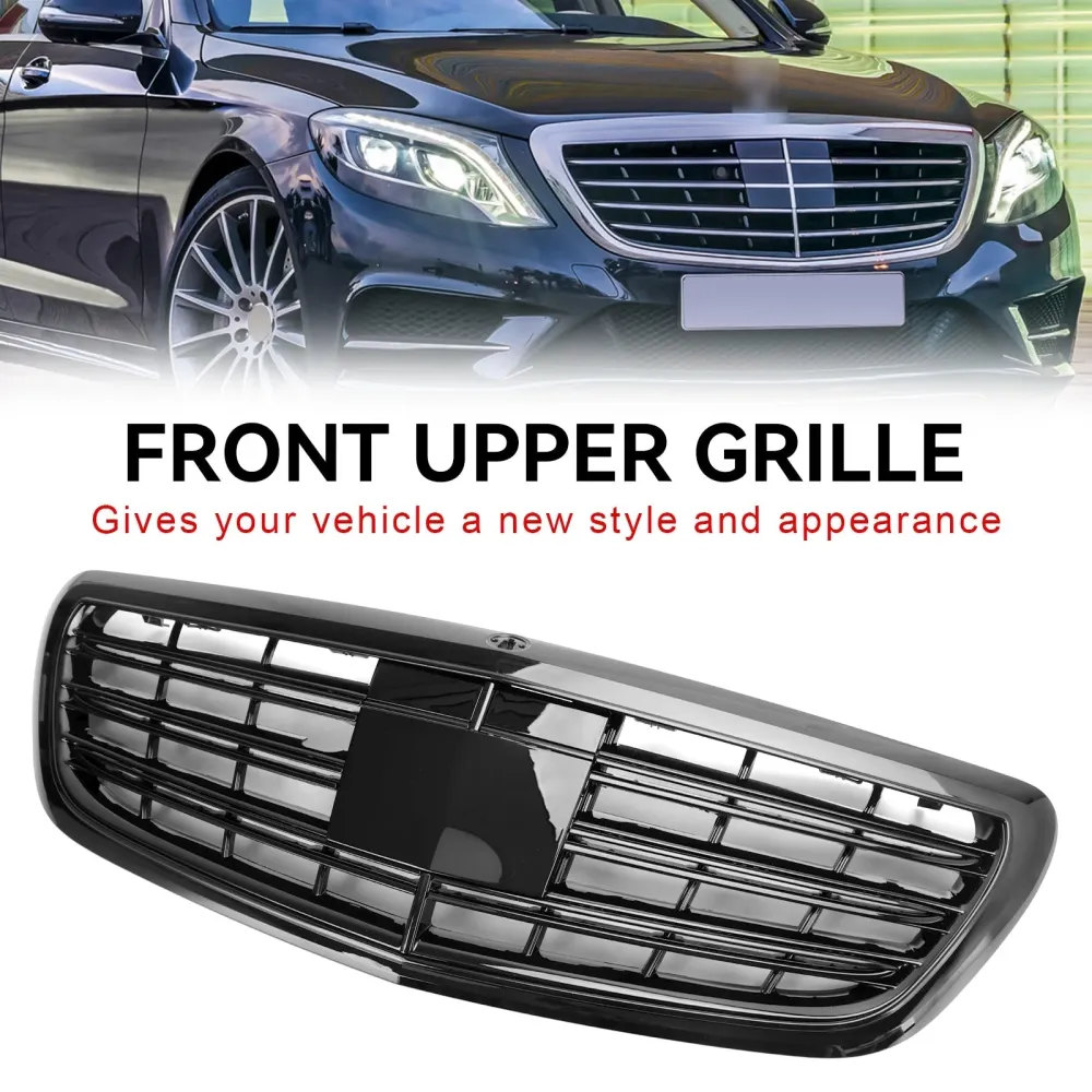 2014 2015 2016 2017 2018 2019 2020 S-klasse W222 S500 S550 S600 med ACC Mercedes-Benz frontgrill Grill