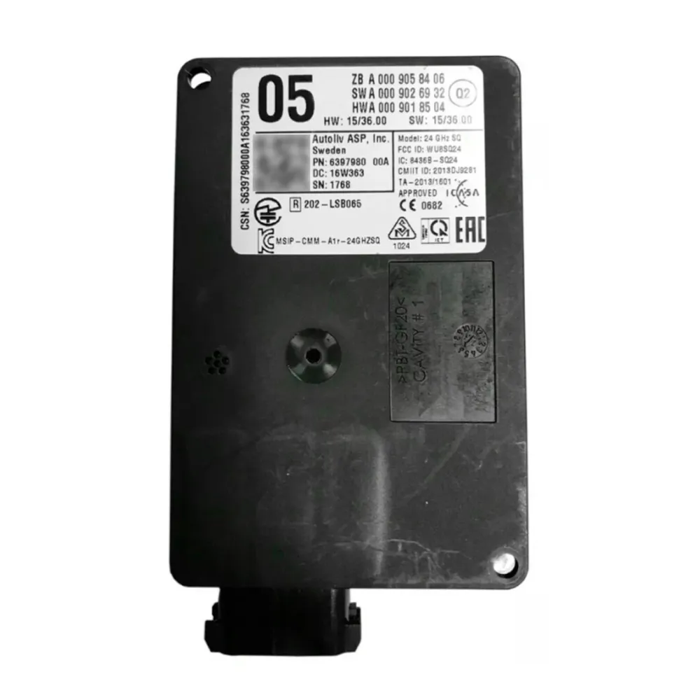 2014–2016 Mercedes W222 Kontrollenhet frontradarsensor A0009058406