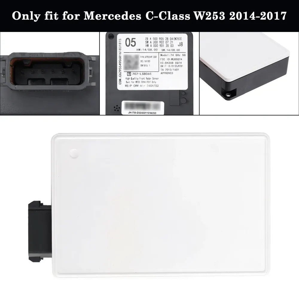 2014–2017 Mercedes C-klasse W253 Kontrollenhet frontradarsensor A0009052804