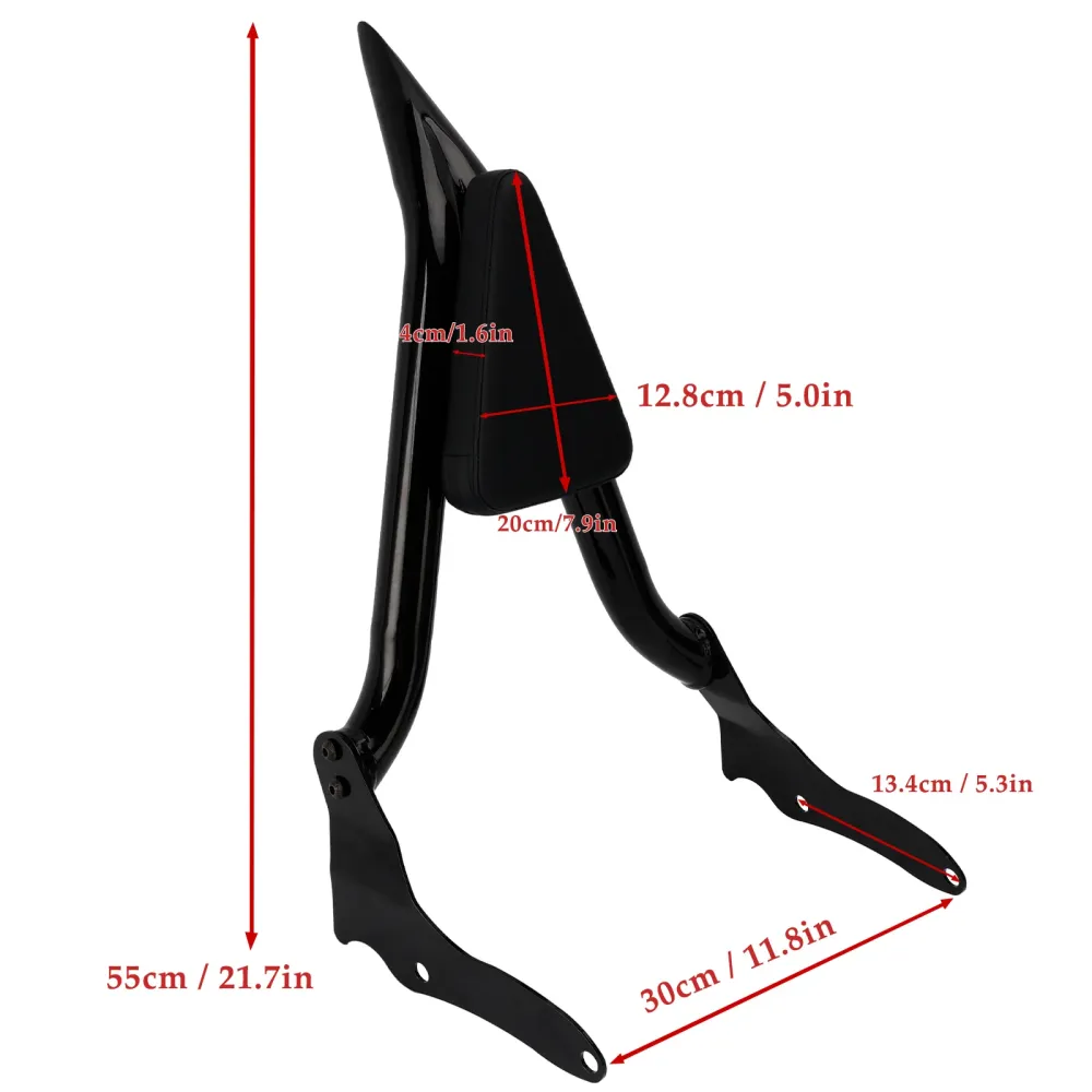 2014-2024 Yamaha Bolt XV950 XVS950 R-Spec Passenger Sissy Bar-ryggstøtte