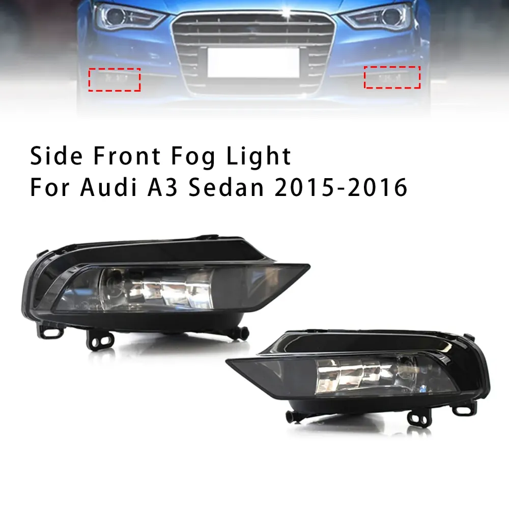 2015-2016 Audi A3 Saloon Pair foran tåkelamper med pærer 8v0941699b