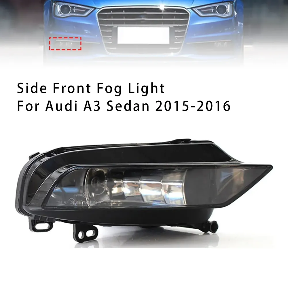 2015-2016 Audi A3 Saloon 1 PCS foran høyre tåke Lyslamper med pærer 8v0941700b