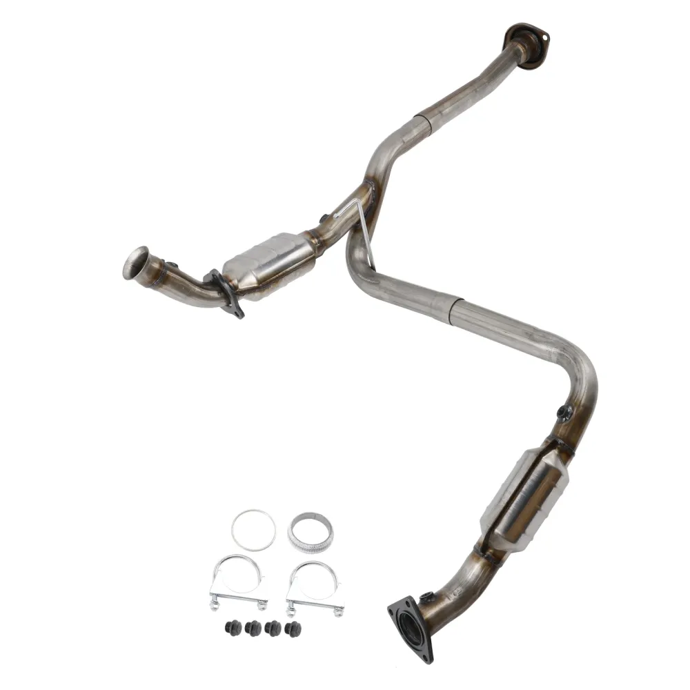 2015-2017 GMC Sierra 3500 HD 6.0L V8 Y Pipe Catalytic Converters