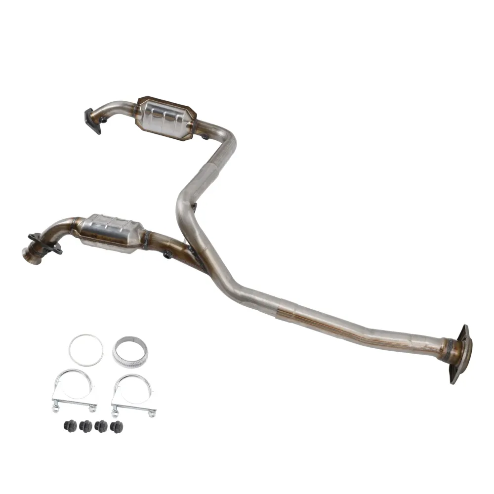 2015-2017 GMC Sierra 3500 HD 6.0L V8 Y Pipe Catalytic Converters
