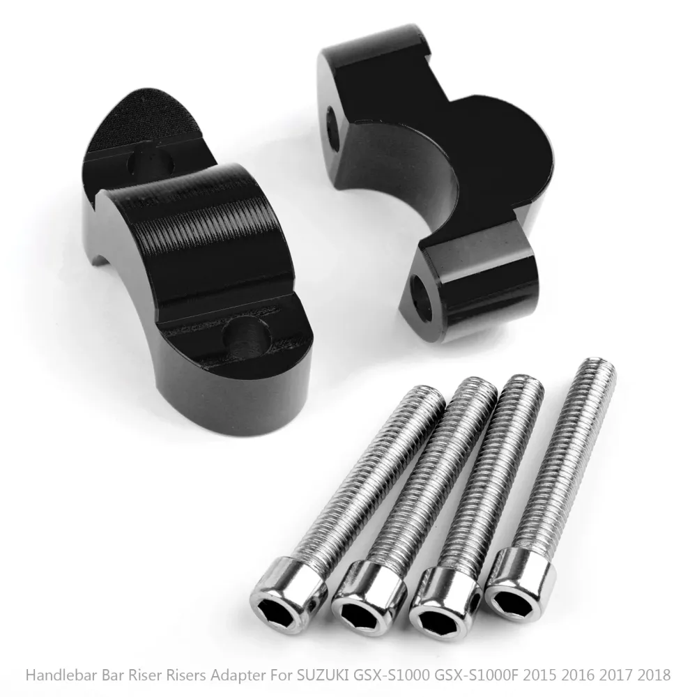 2015-2018 Suzuki GSX-S1000 GSX-S1000F Styreforhøyere 1" Stang 20mm svart