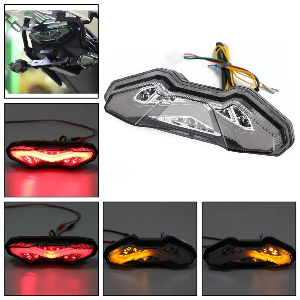 2015-2018 Yamaha FJ09 MT-09 Tracer Tracer 900 Moto LED Brems Running Tail Light Smoke Generic