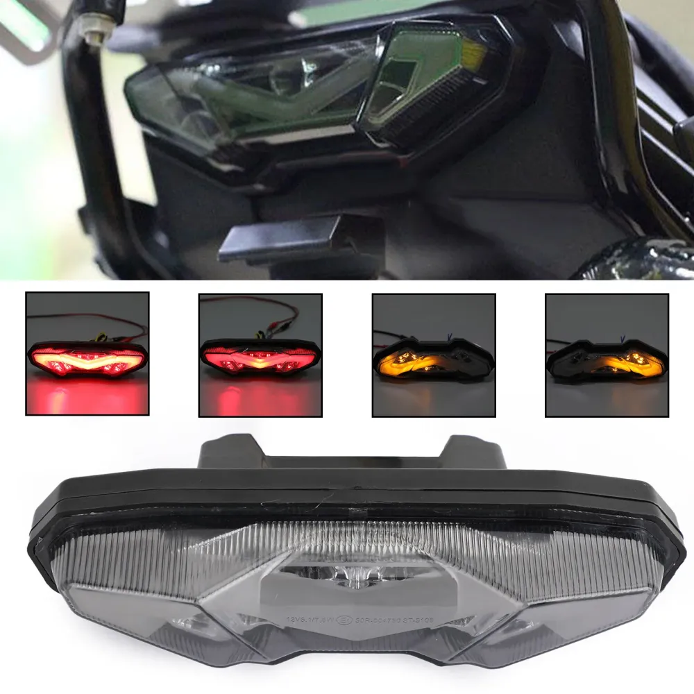 2015-2018 Yamaha FJ09 MT-09 Tracer Tracer 900 Moto LED Brems Running Tail Light Smoke Generic