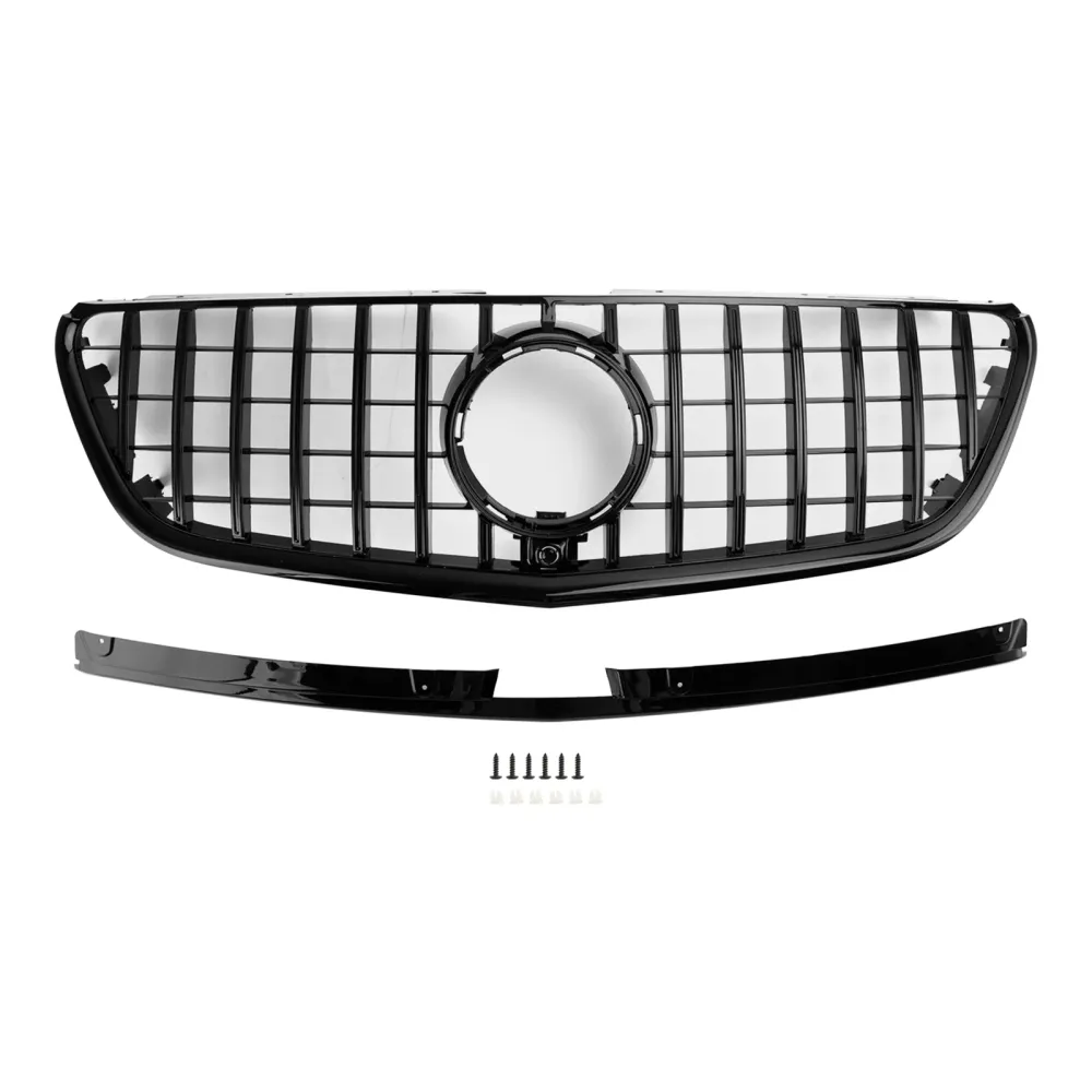 2015–2019 Vito W447 Mercedes GT Støtfangergrill i glanset sort