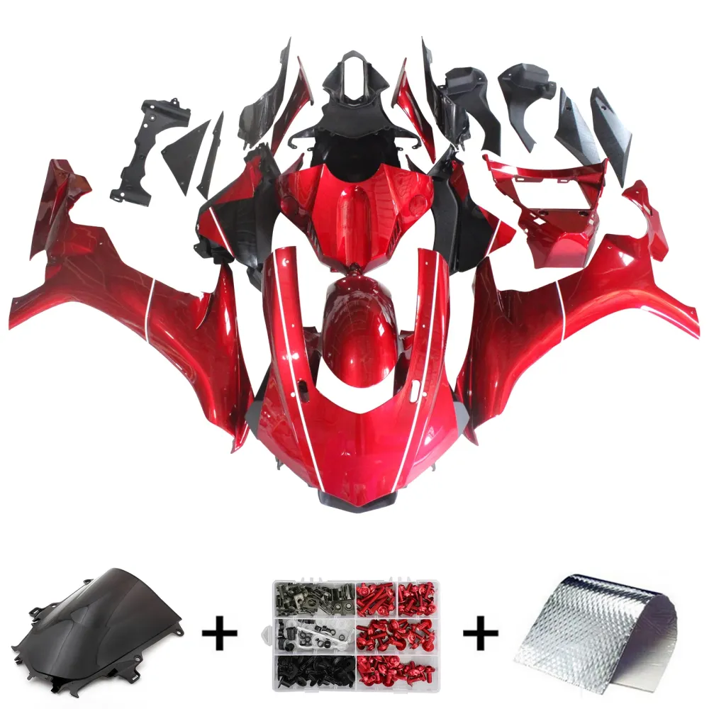 2015-2019 Yamaha YZF 1000 R1 Injeksjon Fairing Kit Bodywork Plastic ABS #131