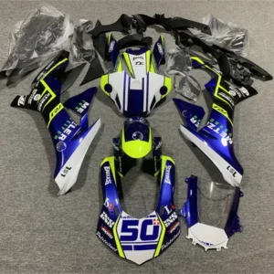 2015-2019 Yamaha YZF 1000 R1 Injeksjon Fairing Kit Bodywork Plastic ABS #132