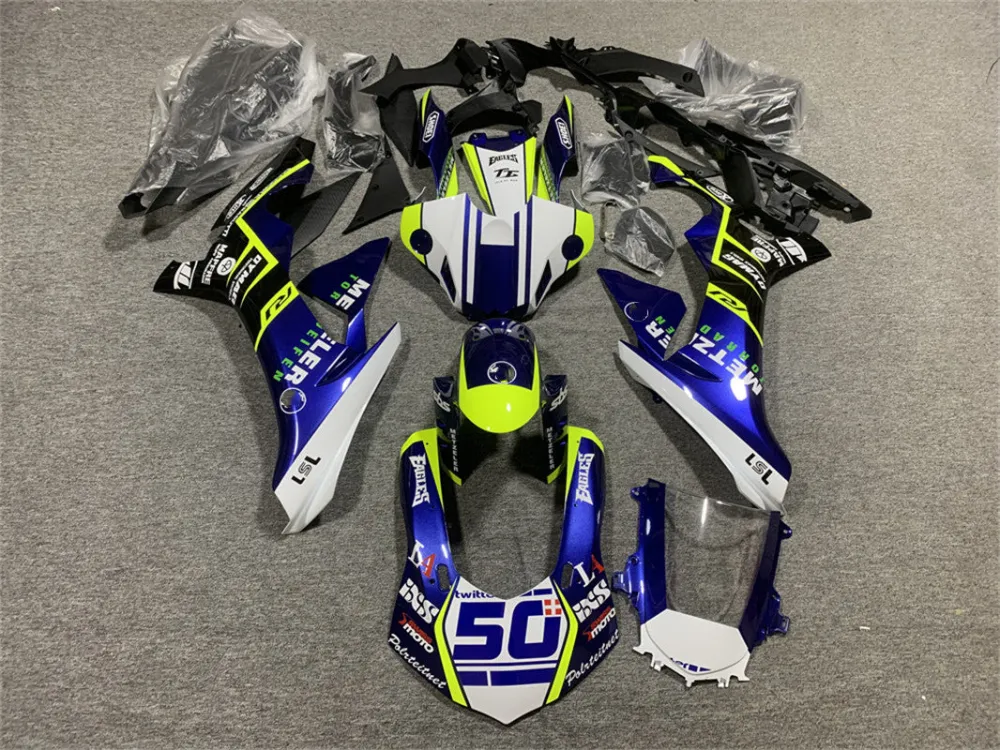 2015-2019 Yamaha YZF 1000 R1 Injeksjon Fairing Kit Bodywork Plastic ABS #132