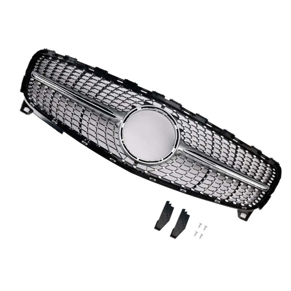 2016 2017 2018 -KLASSE MERCEDES-BENZ W176 Diamant støtfangergrill foran