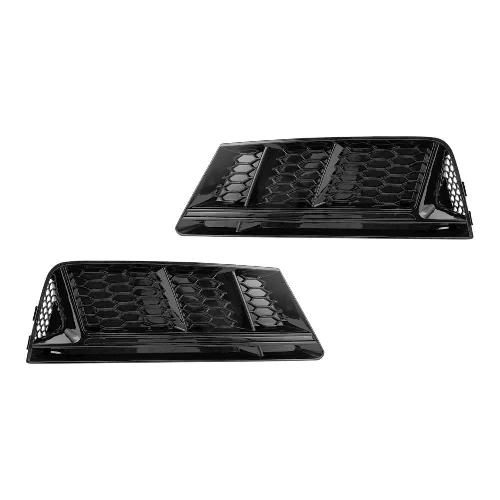 2016-2018 Audi A4 B9 Front Fog Light Grill Lower Bumper Grille Chrome