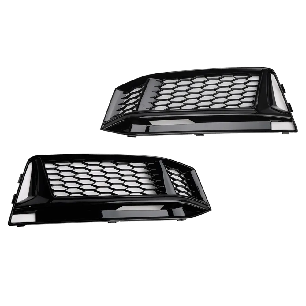 2016-2018 Audi A4 B9 S-Line S4 2PCS Tog Light Cover Grille Grill