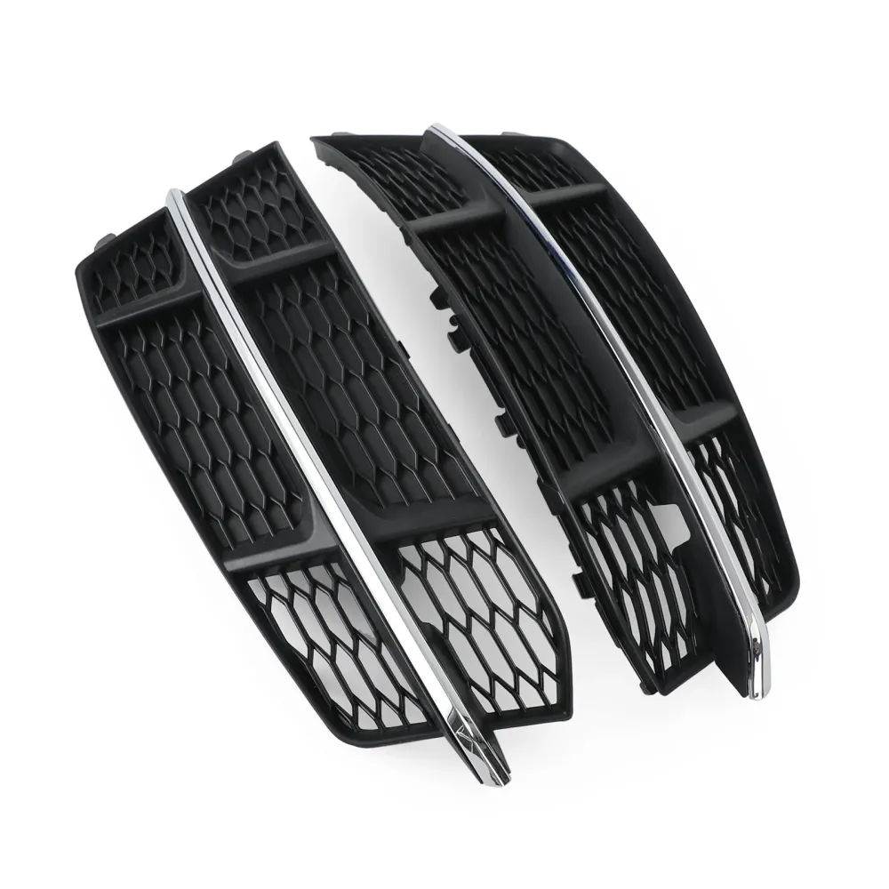 2016-2018 Audi A6 C7 S-Line Front Bumper Nedre grill Grill Black Chrome