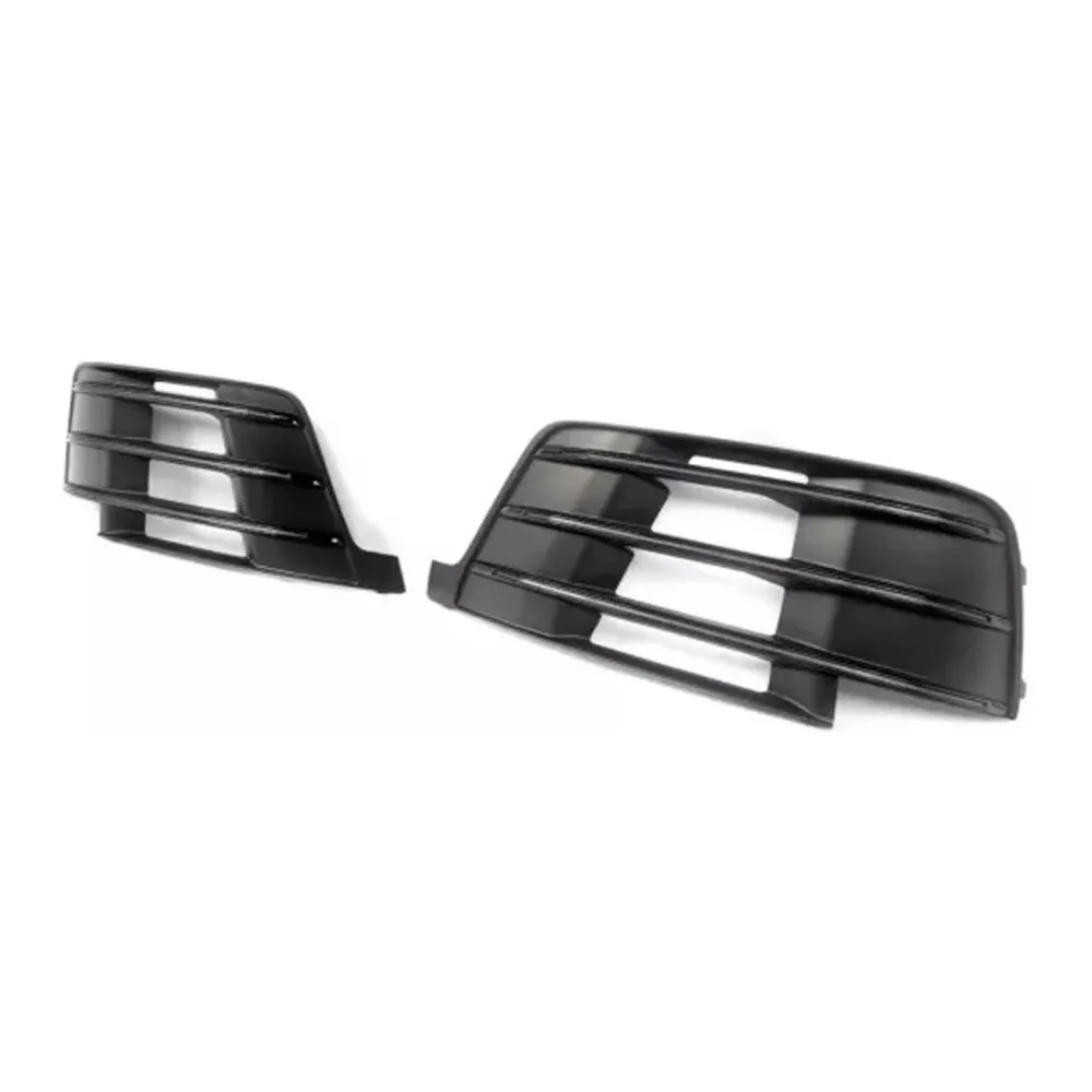 2016-2019 Audi Q7 S-Line 2x Original Car Front Bumper Fog Light Grilles 4M0807681D 4M0807682D