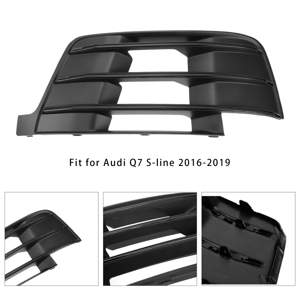 2016-2019 Audi Q7 S-Line Original Fog Light Grille venstre side 4M0807681D