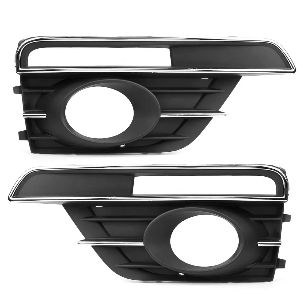 2016-2019 VW Beetle Pair Front Bumper Fog Light Grill Cover Bezel