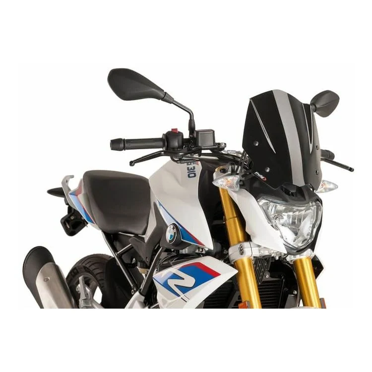 2017-2018 BMW G310R Motobike ABS plast frontrute frontrute svart generisk