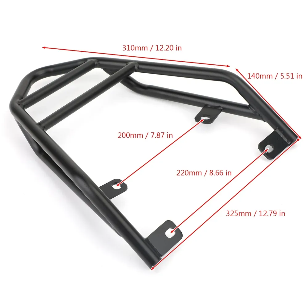 2017-2018 Ducati Scrambler Desert Sled Back Top Case Carrier Bagasje Rack Generic