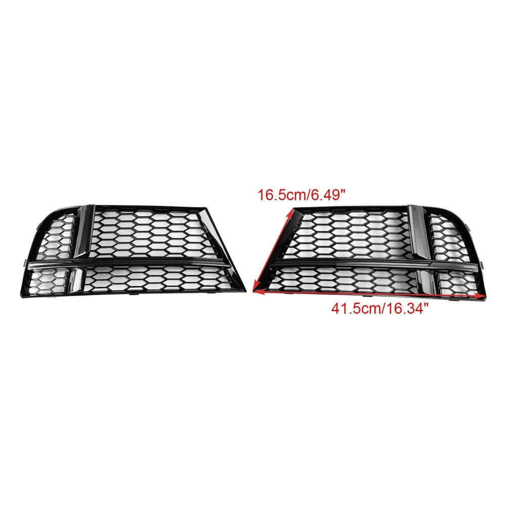 2017-2019 Audi A3 8V S-Line Sedan/Sportback/Convertible S3 Front Tog Light Cover Bezel Grille Grill