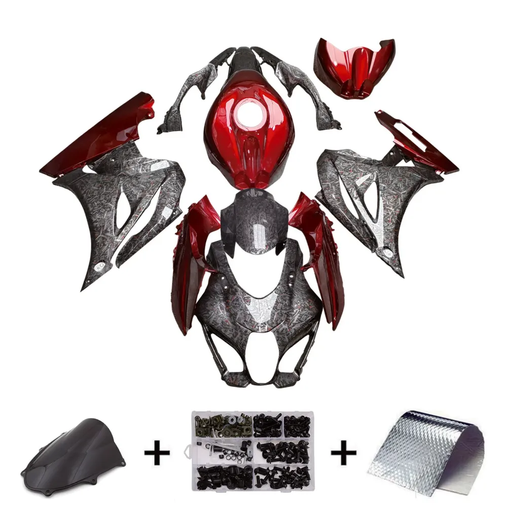 2017-2025 Suzuki GSXR1000 K17 Injeksjon Fairing Kit karosseri plast ABS #101