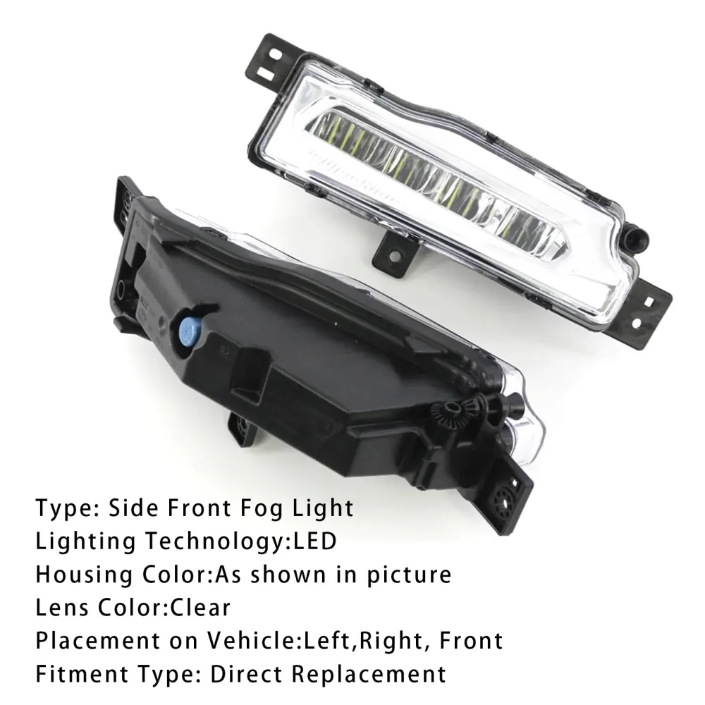 2018-2019 BMW X3 G01 G08 X4 G02 Pair LED foran støtfanger tåkelys 63177412528