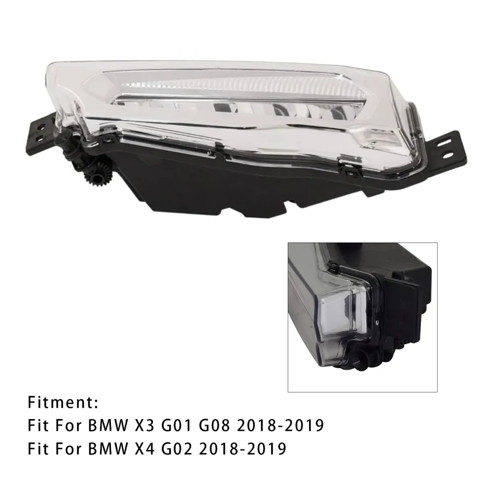 2018-2019 BMW X3 G01 G08 X4 G02 1 PCS LED foran høyre tåkelys 63177412528