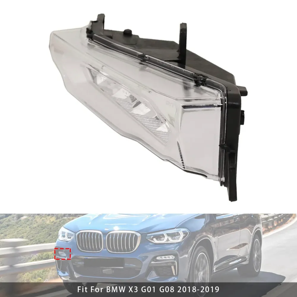 2018-2019 BMW X3 G01 G08 X4 G02 1 PCS LED foran høyre tåkelys 63177412528
