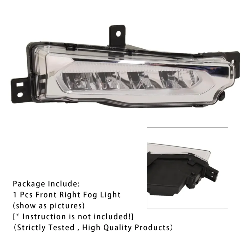 2018-2019 BMW X3 G01 G08 X4 G02 1 PCS LED foran høyre tåkelys 63177412528