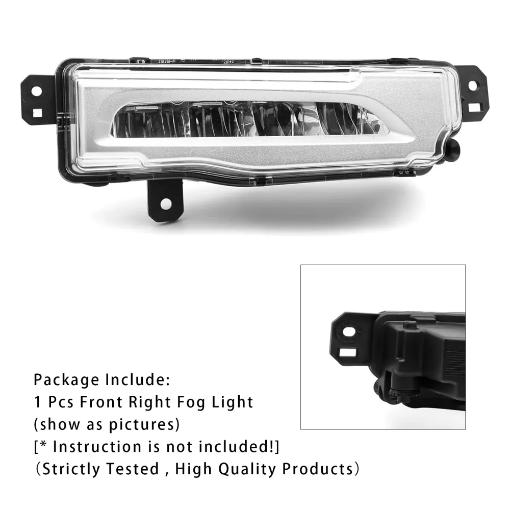 2018-2022 BMW X5 G05 1 PCS LED foran høyre tåke Lys 63177406366