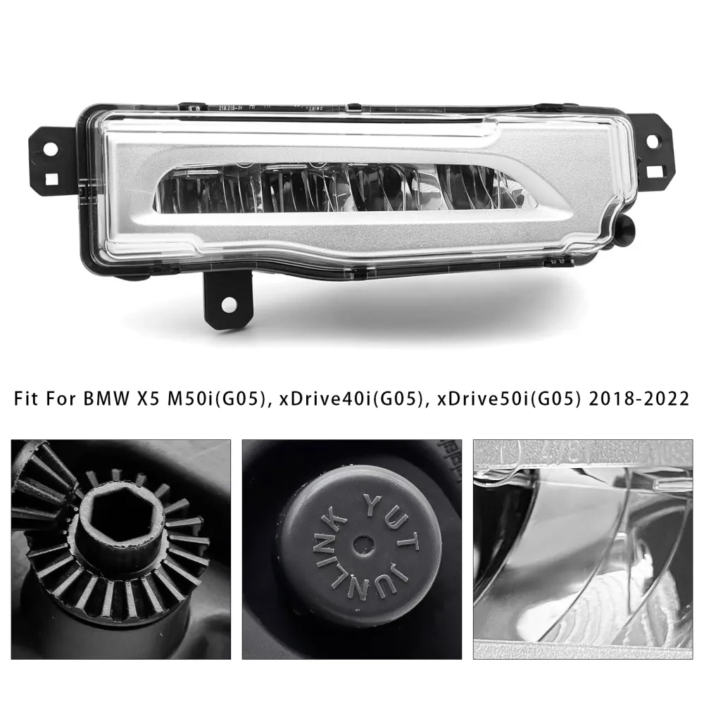 2018-2022 BMW X5 G05 1 PCS LED foran høyre tåke Lys 63177406366