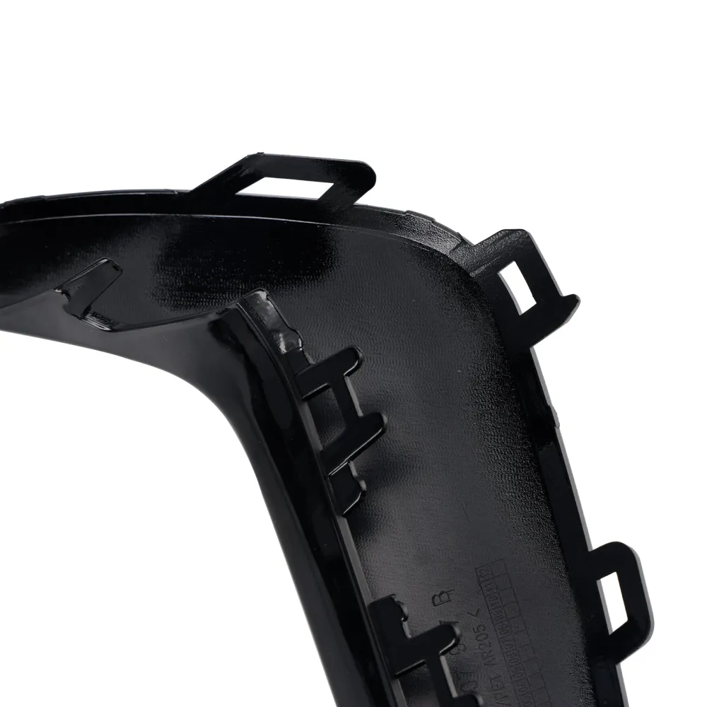 2019-2023 Audi A6 C8 S-Line S6 2PCS Front Tog Light Lamp Trim Black