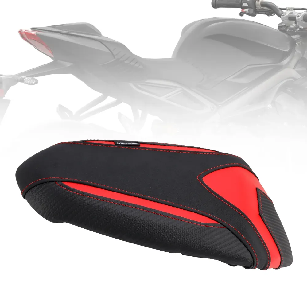 2019-2024 Triumph Street Triple Back 765 765S 765r Passasjersete Pute Pu Pillion Flat Black