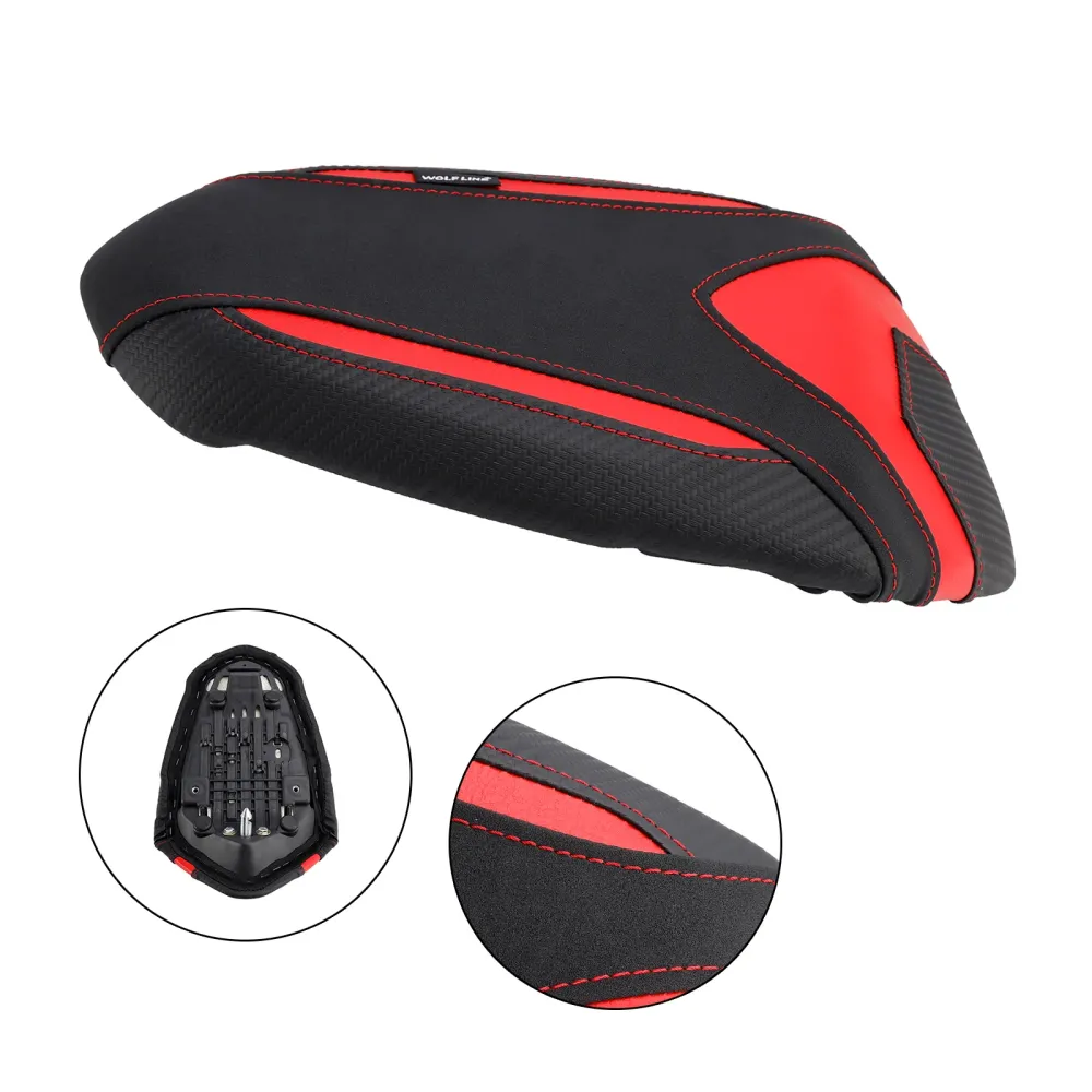 2019-2024 Triumph Street Triple Back 765 765S 765r Passasjersete Pute Pu Pillion Flat Black