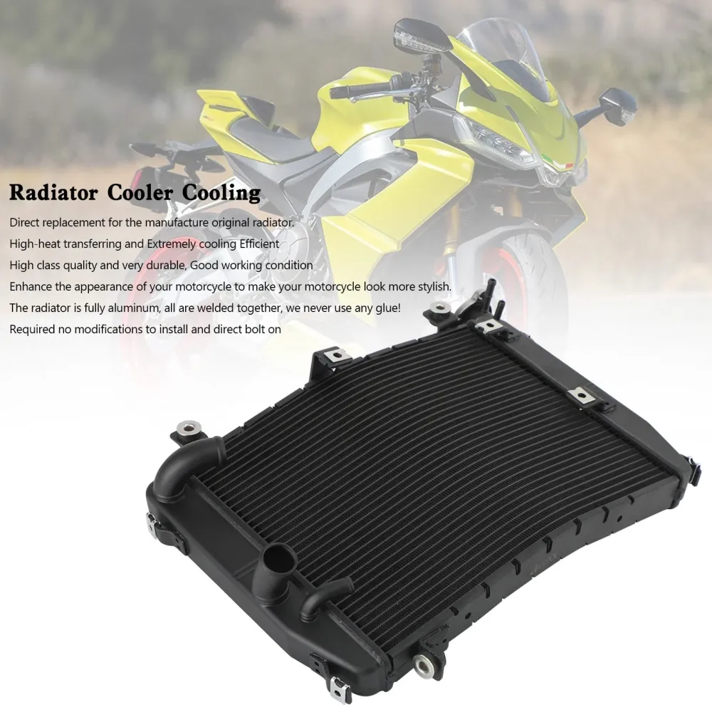 2020 2021 2022 2023 Aprilia Tuono 660 Aluminium Motor Radiator kjøligere kjøling